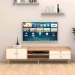 Kệ tivi 2m chân gỗ hiện đại NV227