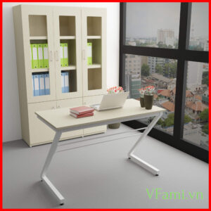 Bàn văn phòng chân sắt BLV01